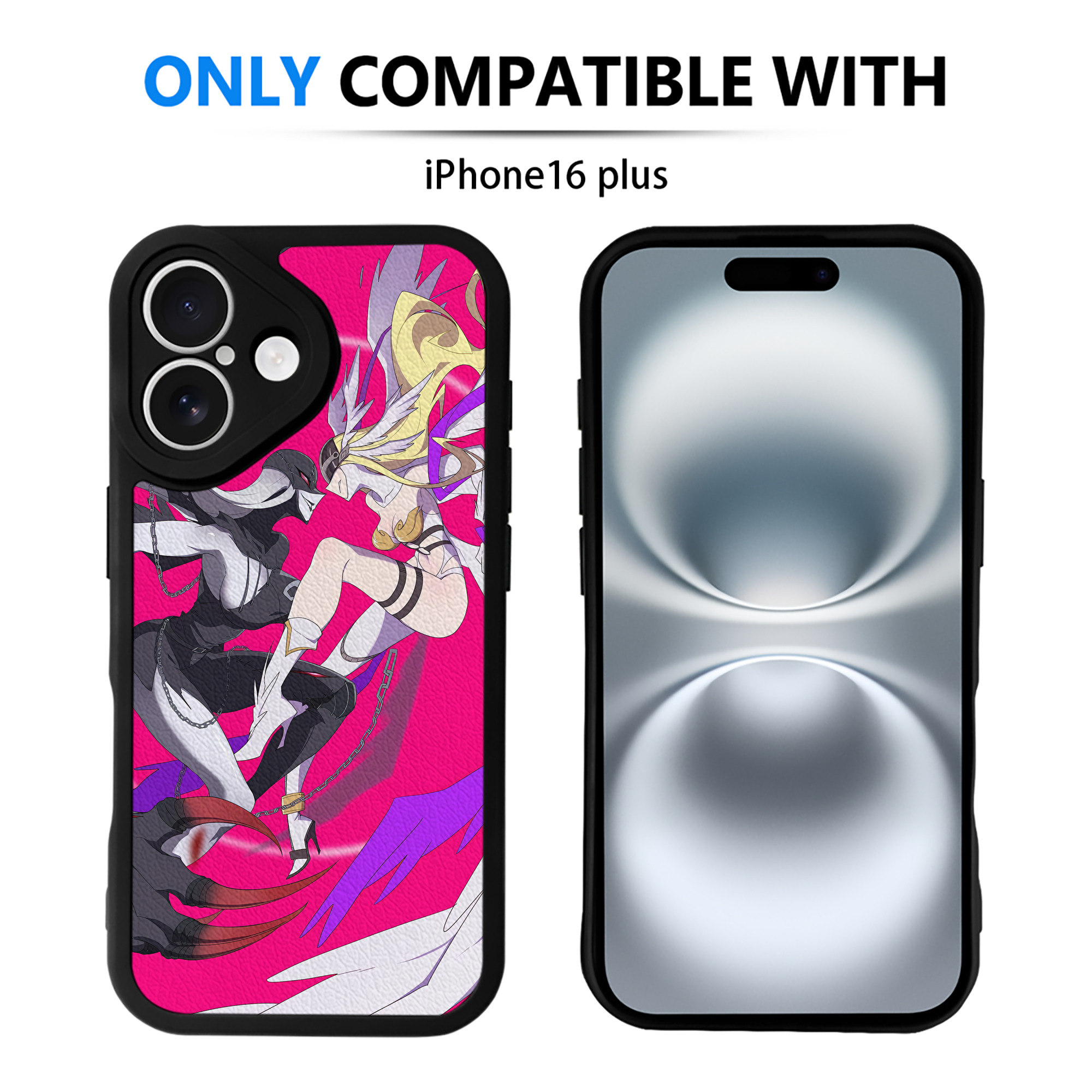 （画像用） Digimon デジタルモンスター/デジモン 【iPhone 16シリーズ対応】シリコンスマホケース（レザー調） 材質：シリコン